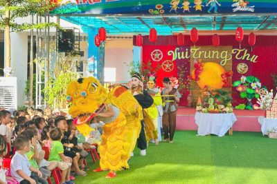 TRƯỜNG MẦM NON LAM HẠ TỔ CHỨC CHƯƠNG TRÌNH VUI TẾT TRUNG THU NĂM 2025
