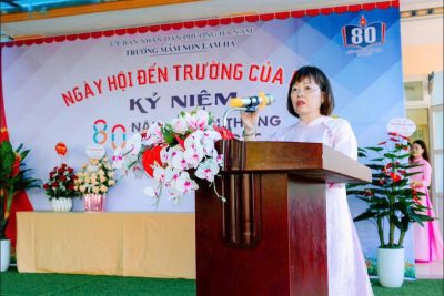 TRƯỜNG MẦM NON LAM HẠ TỔ CHỨC ” NGÀY HỘI ĐẾN TRƯỜNG CỦA BÉ” NĂM HỌC 2025-2026