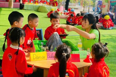 Trường mầm non Lam Hạ tổ chức các hoạt động trải nghiệm