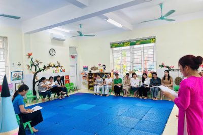 Trường MN Lam Hạ tổ chức thành công buổi sinh hoạt chuyên môn theo nghiên cứu bài học tháng 5-2026